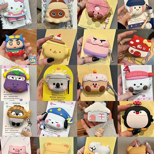 Resin Kawaii Cartoon AirPods & AirPods Pro Case Blind Box
